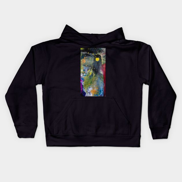 Colorful Vibrant Abstract Painting Kids Hoodie by MihaiCotiga Art